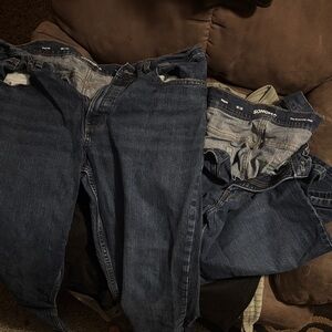 THREE PAIR Sonoma Dark Blue Relaxed Men's Jeans